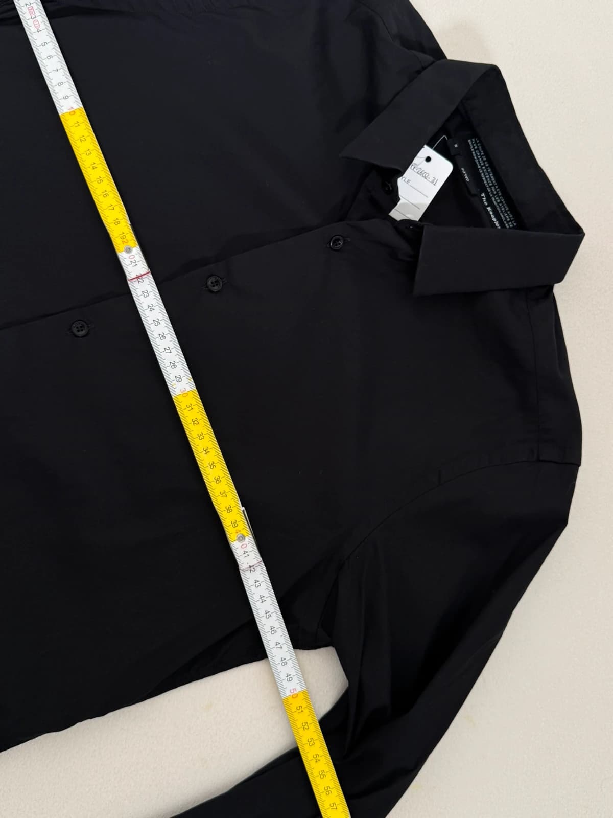 Chemise fitted The Kooples noire stretch taille S slim homme - FP260331 - Photo 8/9