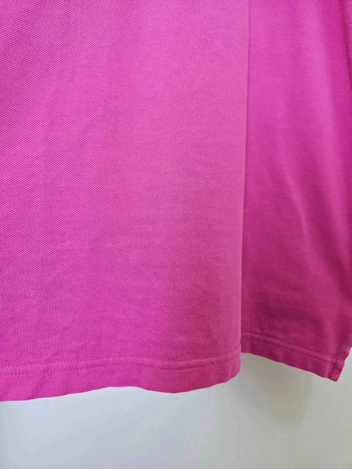 Polo Gant rose fuchsia Regular Fit 100% coton taille M - Photo 7/8