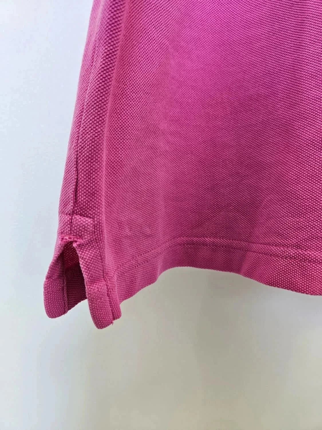 Polo Gant rose fuchsia Regular Fit 100% coton taille M - Photo 8/8