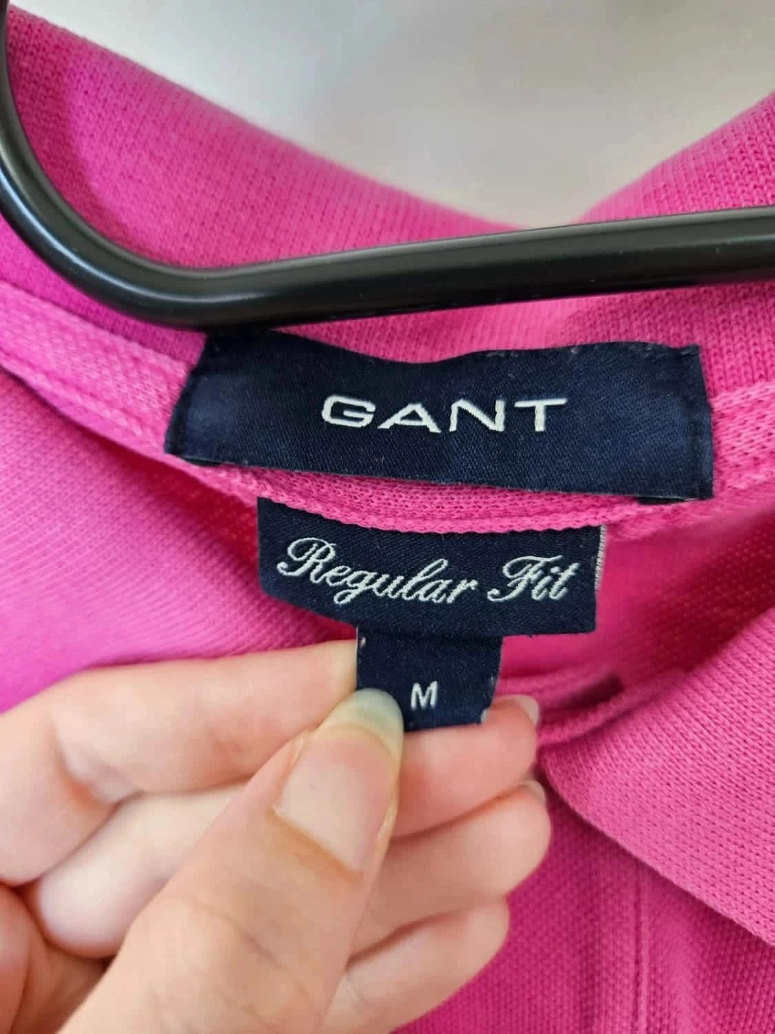 Polo Gant rose fuchsia Regular Fit 100% coton taille M - Photo 3/8