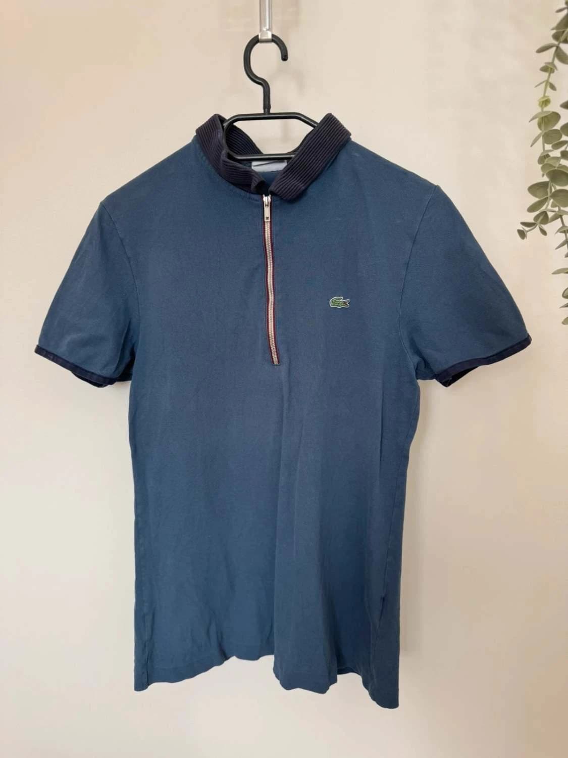 Polo Lacoste slim fit zip coton bleu marine taille 2/XS - FP251258 - Photo 2/8