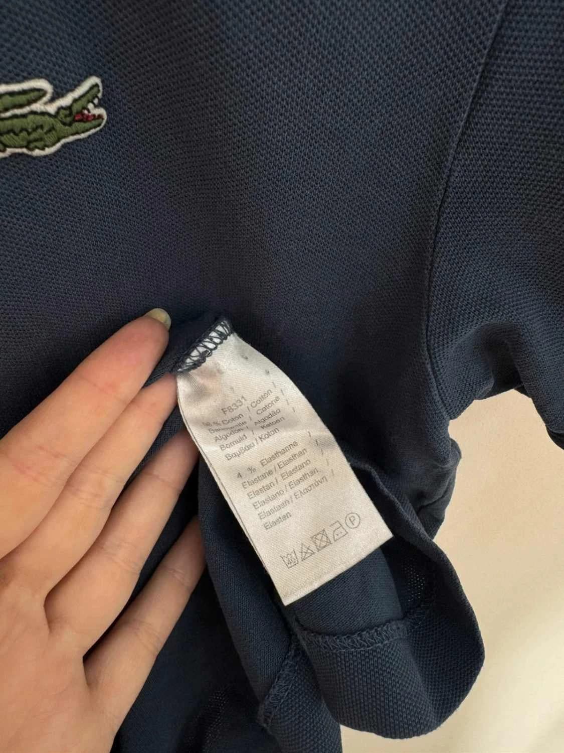 Polo Lacoste slim fit zip coton bleu marine taille 2/XS - FP251258 - Photo 6/8
