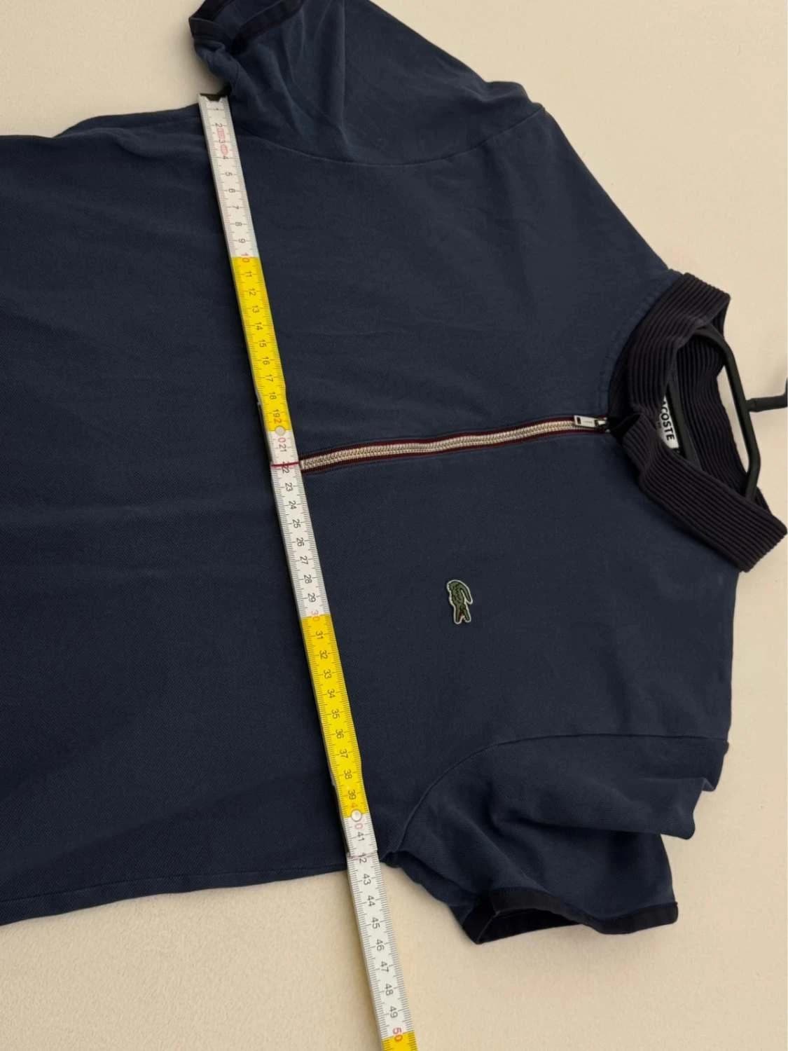 Polo Lacoste slim fit zip coton bleu marine taille 2/XS - FP251258 - Photo 8/8