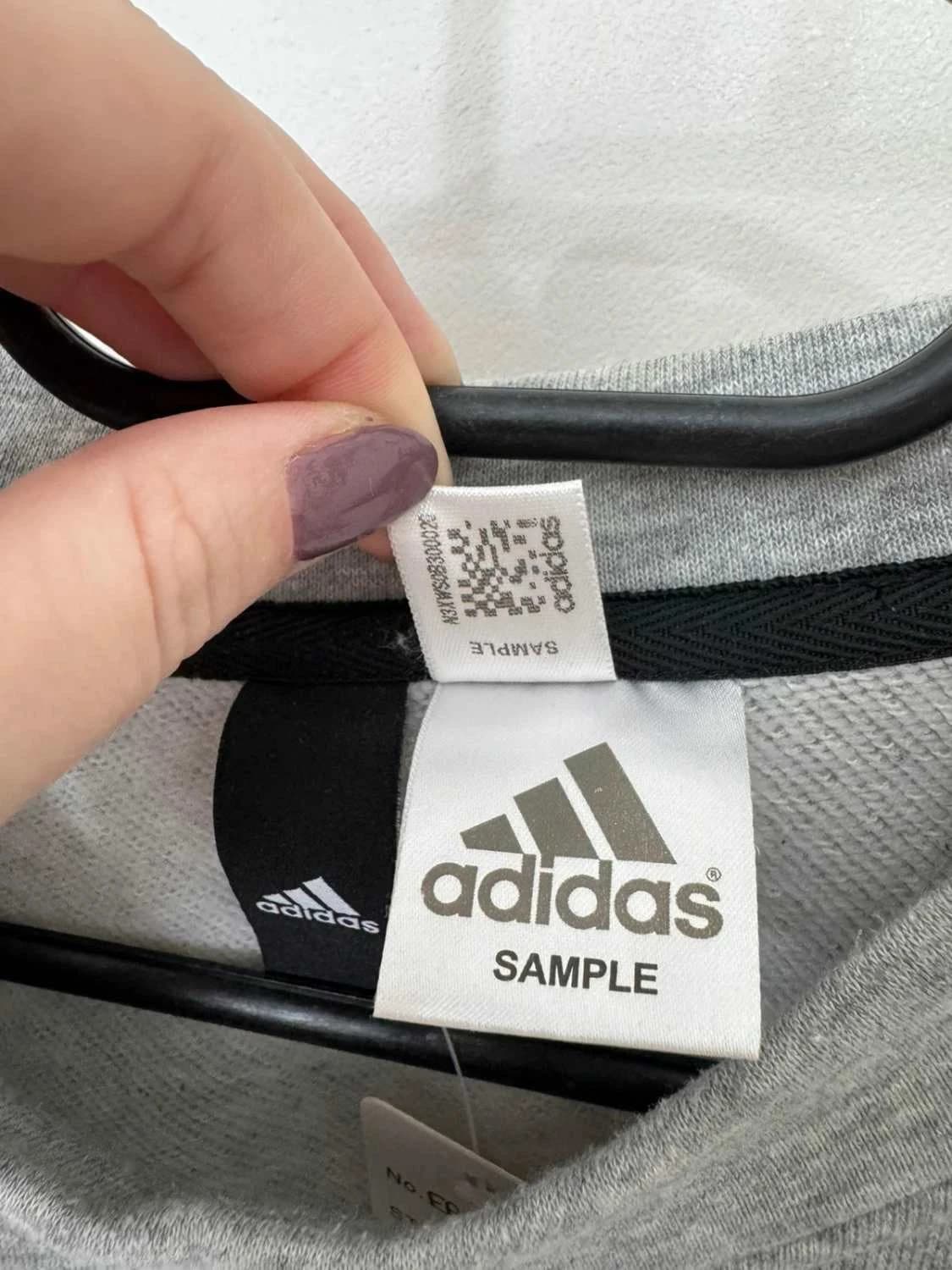 Sweat adidas coton gris logo taille S - FP2512101 - Photo 6/9