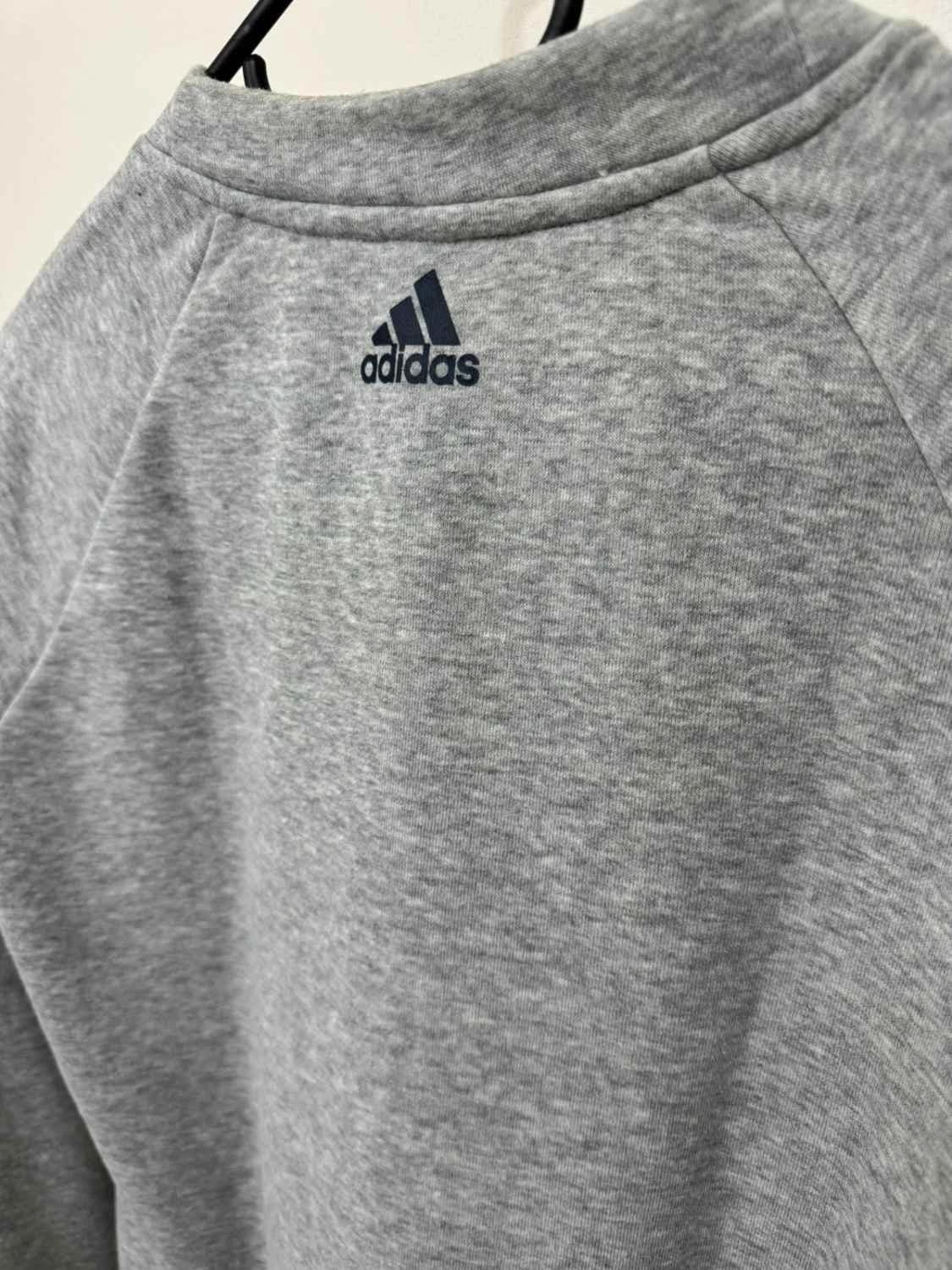 Sweat adidas coton gris logo taille S - FP2512101 - Photo 7/9