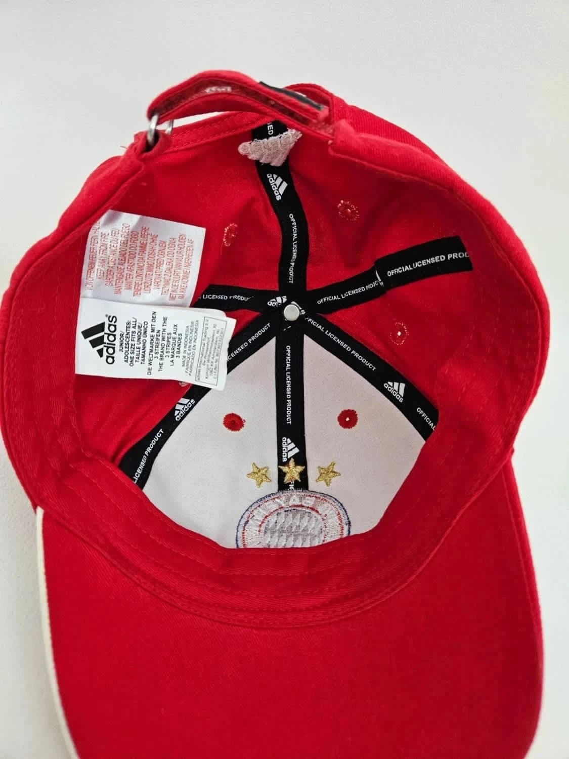 Casquette FC Bayern Munich adidas officielle 2006 rouge réglable - Photo 6/8