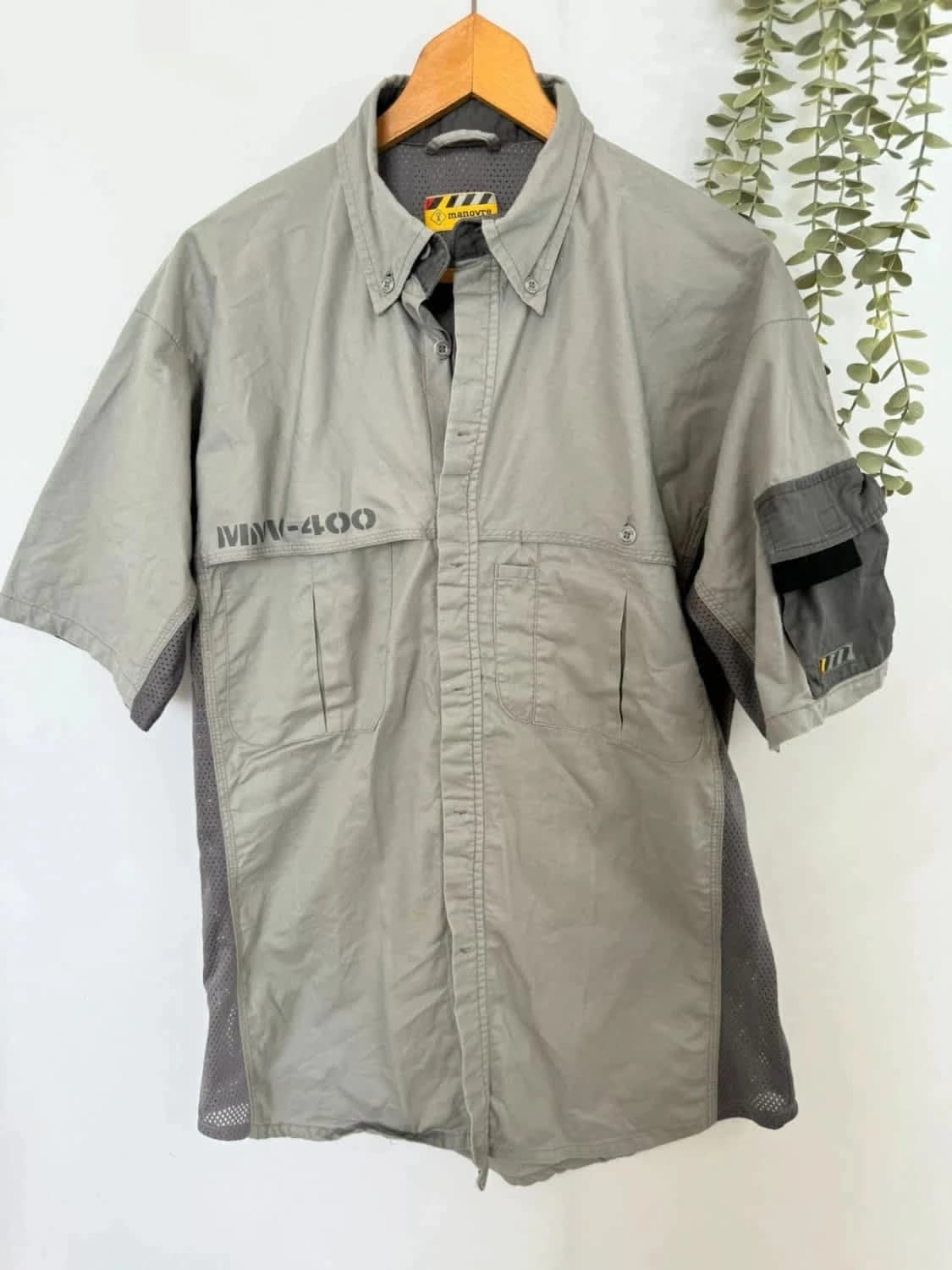 Chemise de travail grise manches courtes Manovre taille L - Photo 2/10
