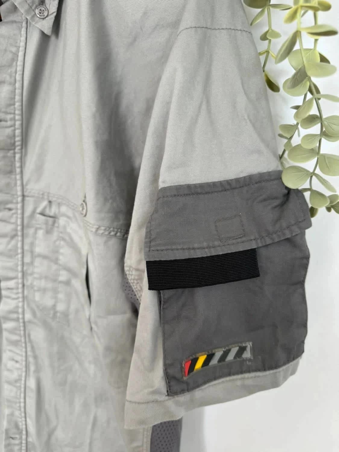 Chemise de travail grise manches courtes Manovre taille L - Photo 3/10