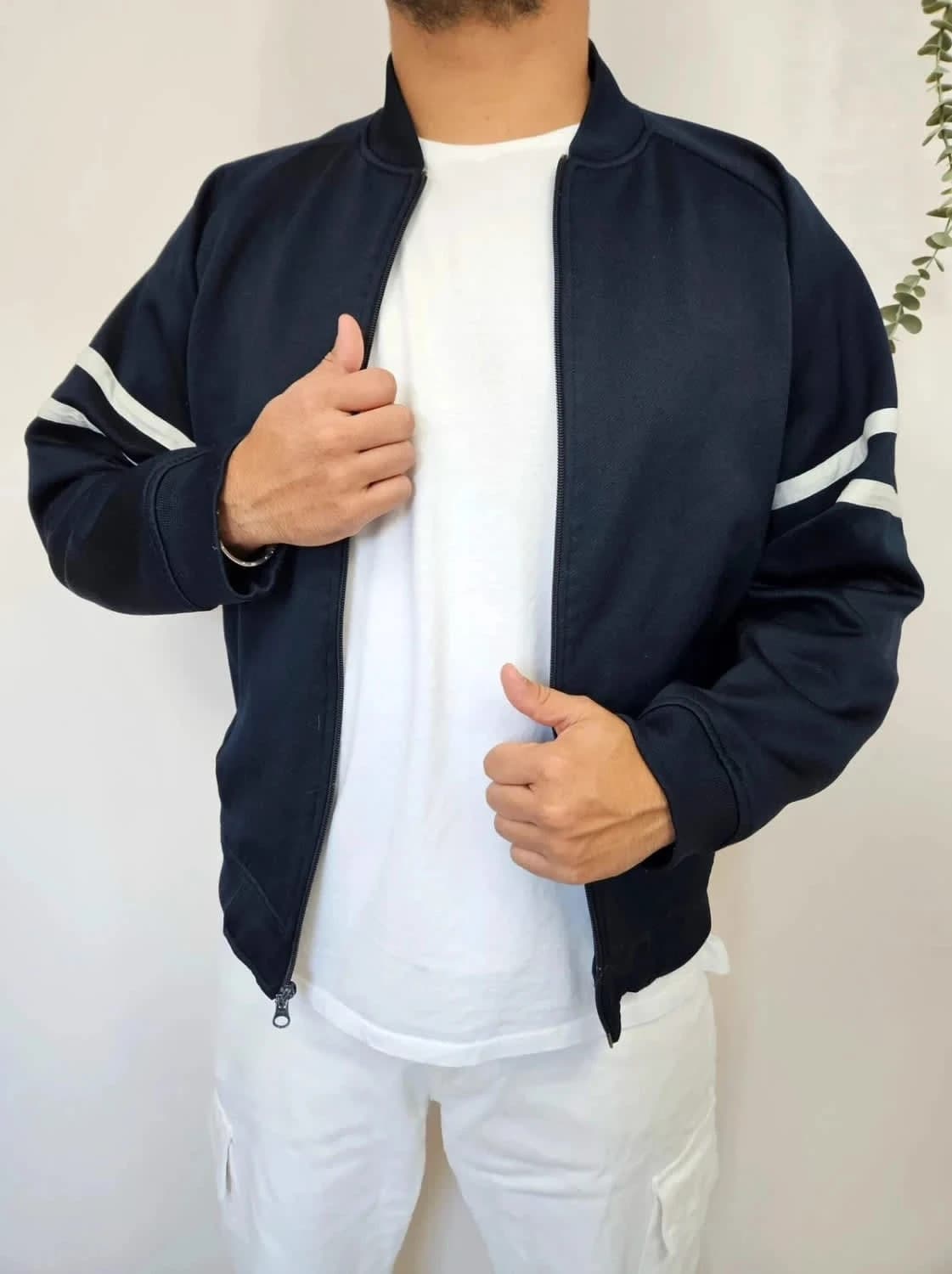 Veste/Full zip bleu Chaps Ralph Lauren taille L - Photo 2/9