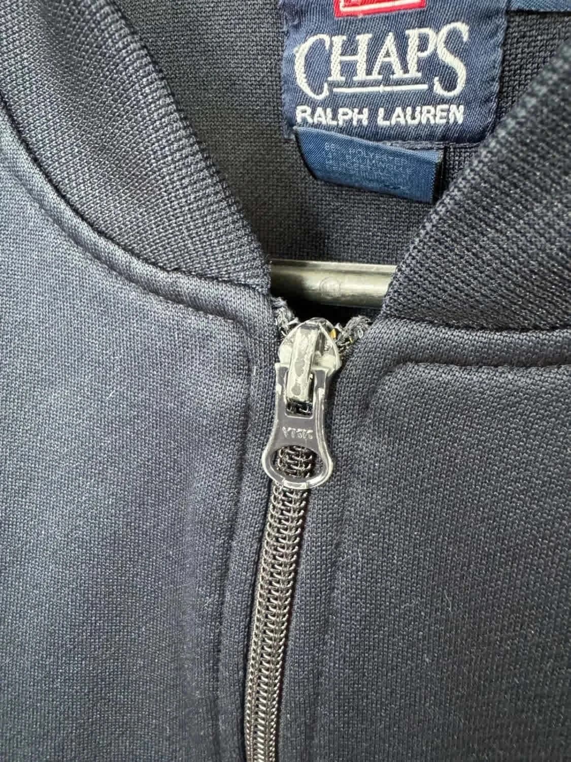 Veste/Full zip bleu Chaps Ralph Lauren taille L - Photo 5/9