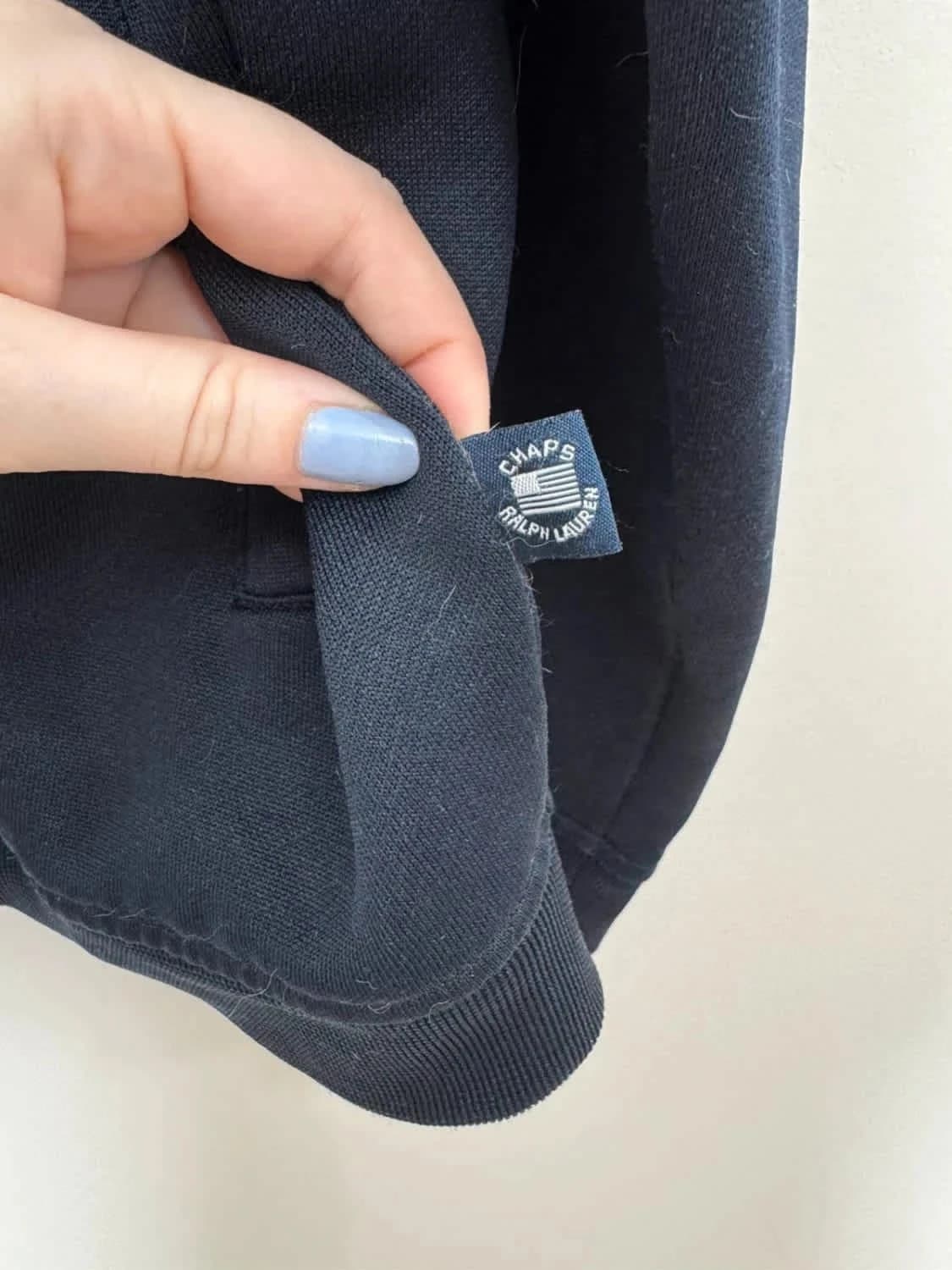 Veste/Full zip bleu Chaps Ralph Lauren taille L - Photo 6/9