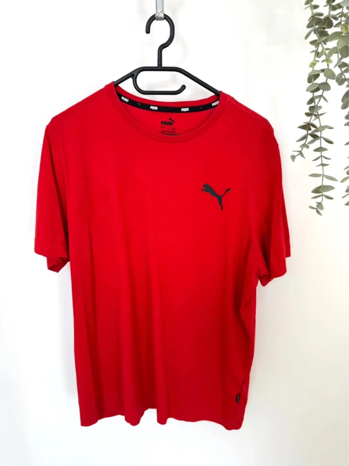 T-shirt coton Puma rouge logo taille L - FP2512181 - Photo 2/7