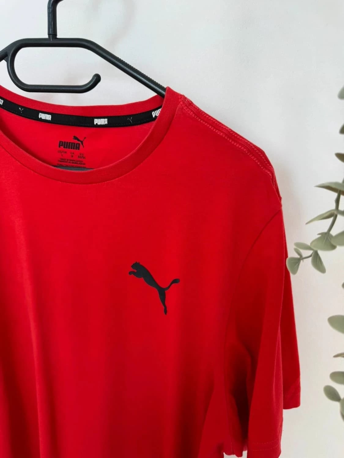 T-shirt coton Puma rouge logo taille L - FP2512181 - Photo 4/7