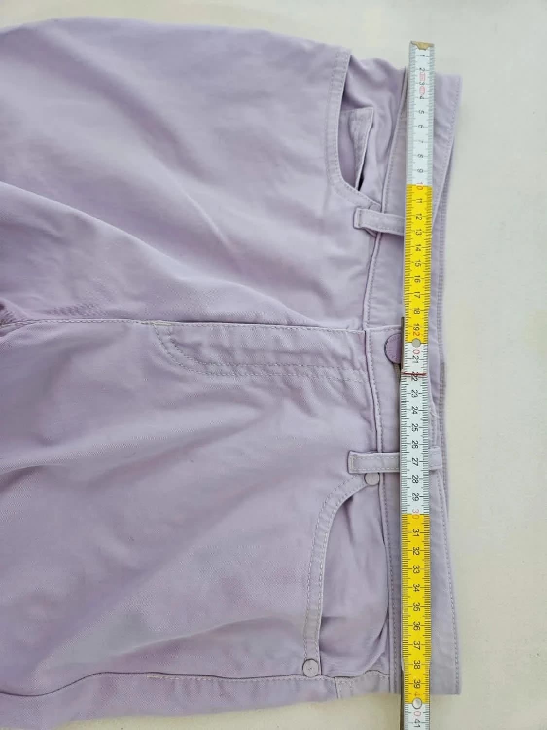 Pantalon droit Saint Hilaire violet pastel stretch confortable taille 40 - Photo 8/8