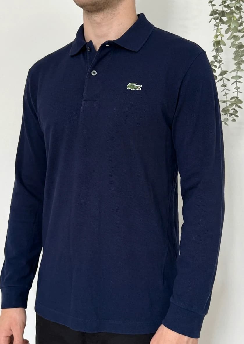 Polo manches longues Lacoste bleu marine taille 3/S - FP260242 - Photo 1/8