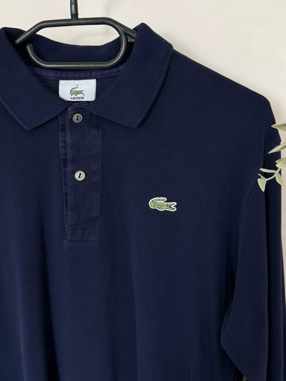 Polo manches longues Lacoste bleu marine taille 3/S - FP260242 - Photo 3/8