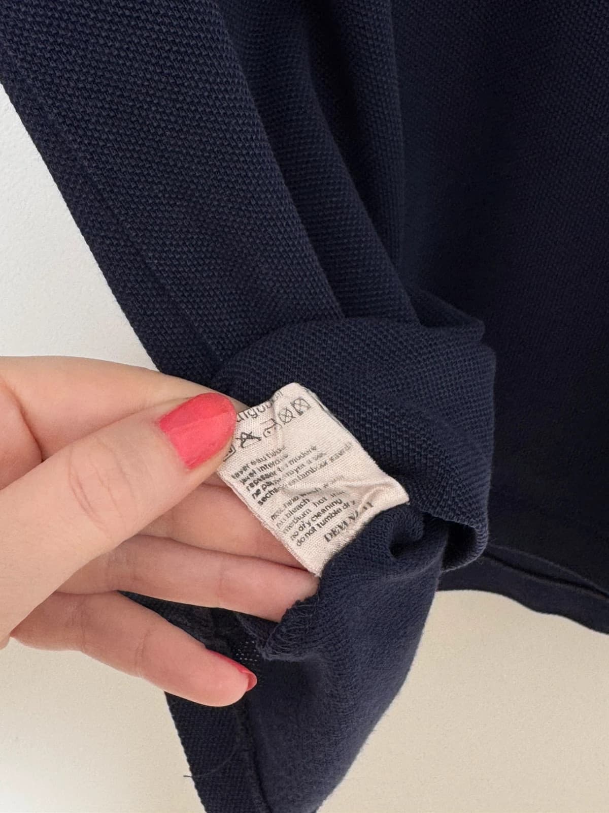 Polo manches longues Lacoste bleu marine taille 3/S - FP260242 - Photo 6/8