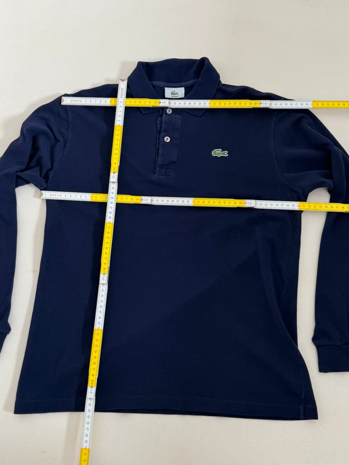 Polo manches longues Lacoste bleu marine taille 3/S - FP260242 - Photo 8/8