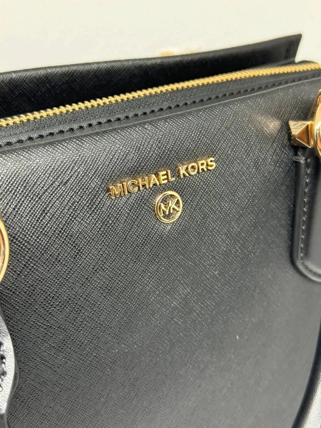 Sac à main noir Marilyn Michael Kors taille moyenne en cuir - Photo 9/20