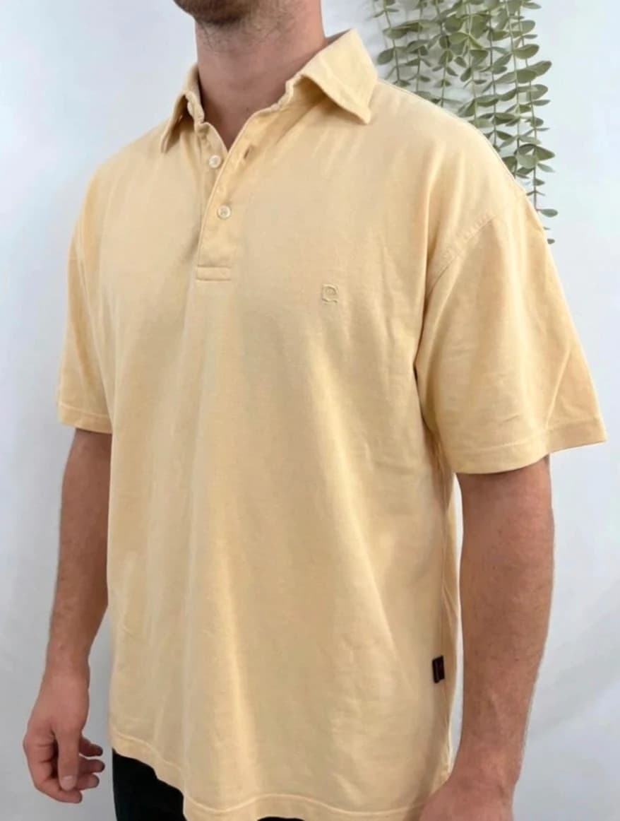 Polo Pierre Cardin logo brodé jaune taille L - Photo 1/7