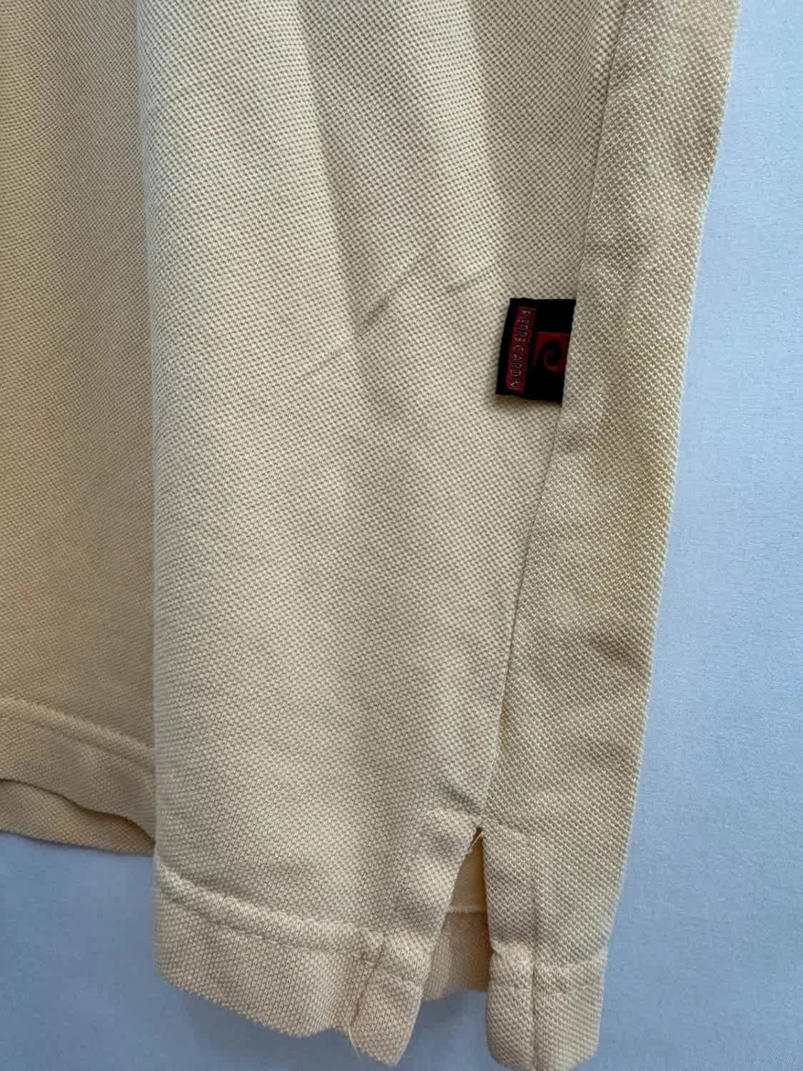 Polo Pierre Cardin logo brodé jaune taille L - Photo 5/7