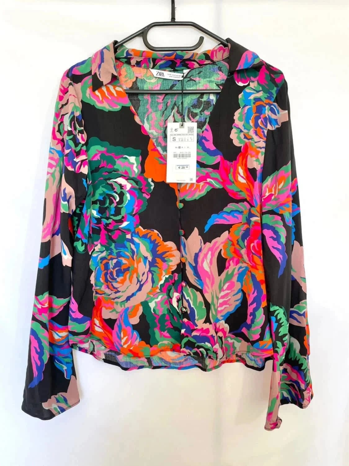 Blouse Zara à motifs floraux taille S - Photo 3/6