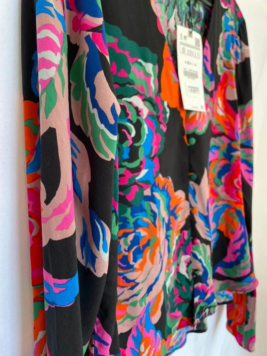 Blouse Zara à motifs floraux taille S - Photo 4/6