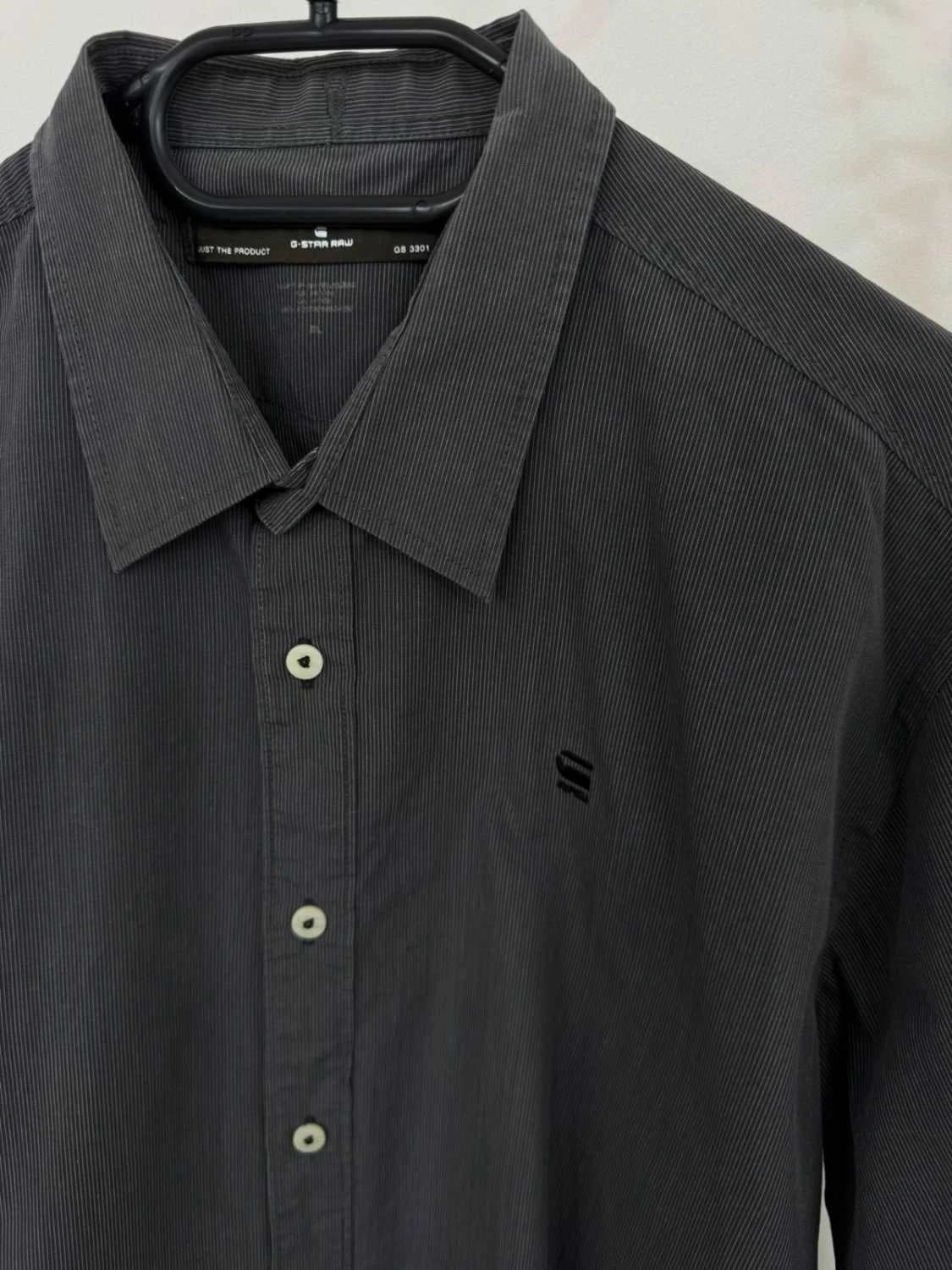 Chemise coton rayée G-Star Raw gris foncé taille XL GS 3301 - SC26011 - Photo 3/11