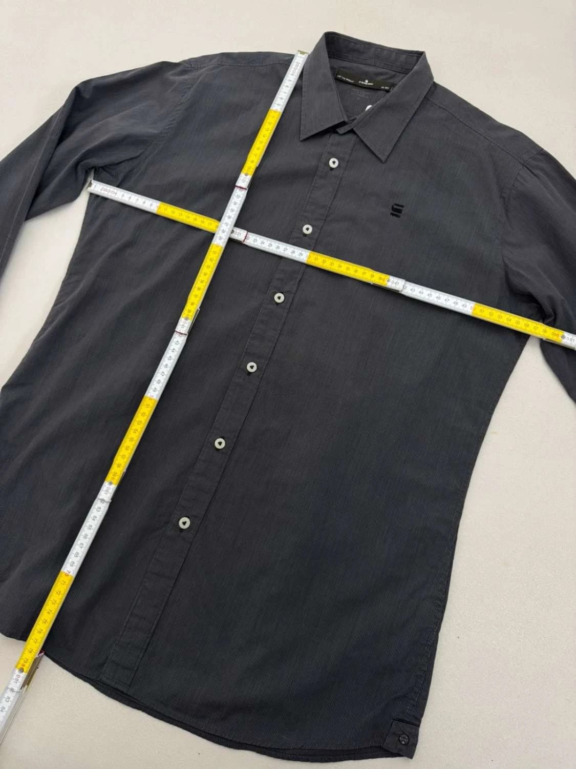 Chemise coton rayée G-Star Raw gris foncé taille XL GS 3301 - SC26011 - Photo 11/11