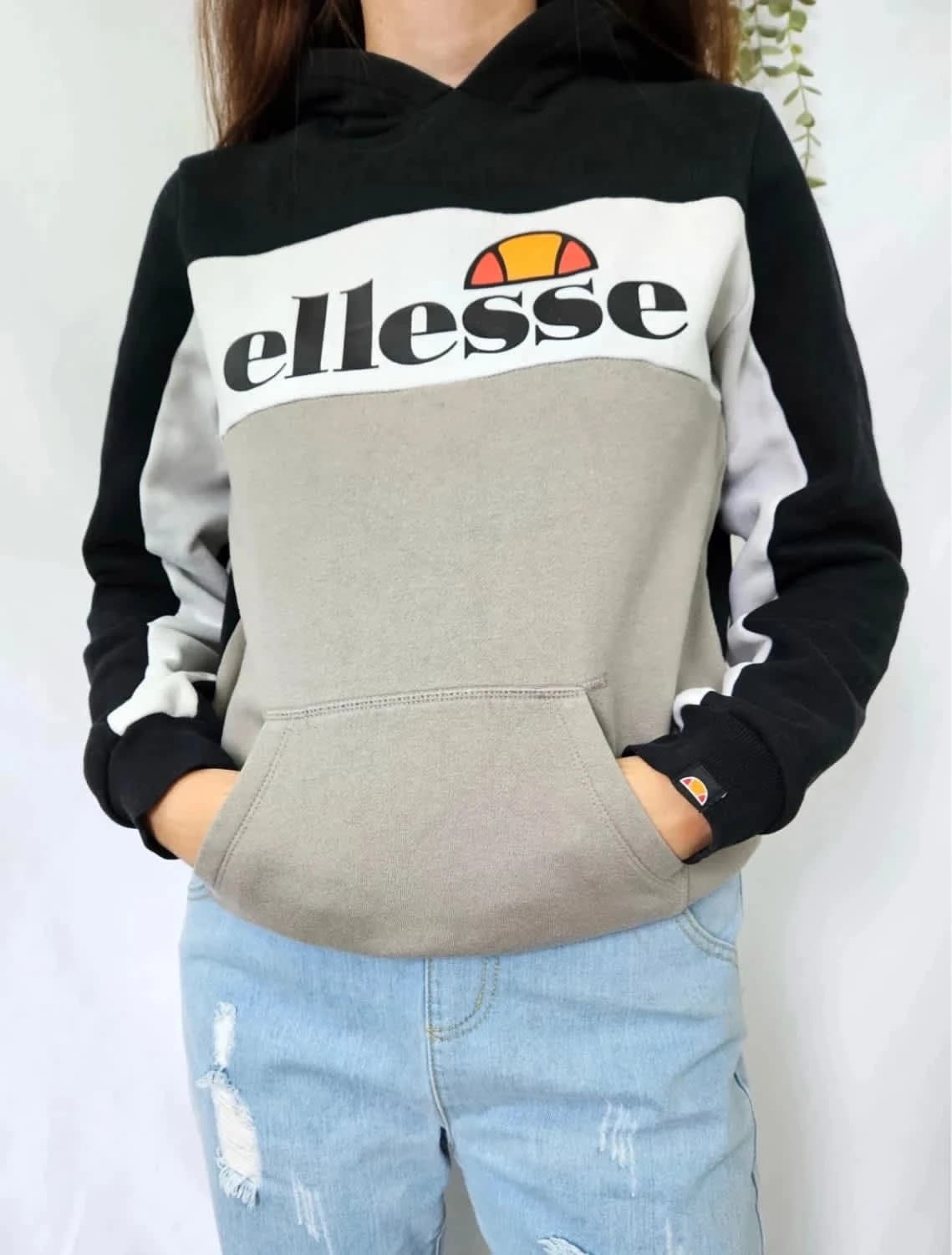 Sweat à capuche Ellesse tricolore - Photo 1/8