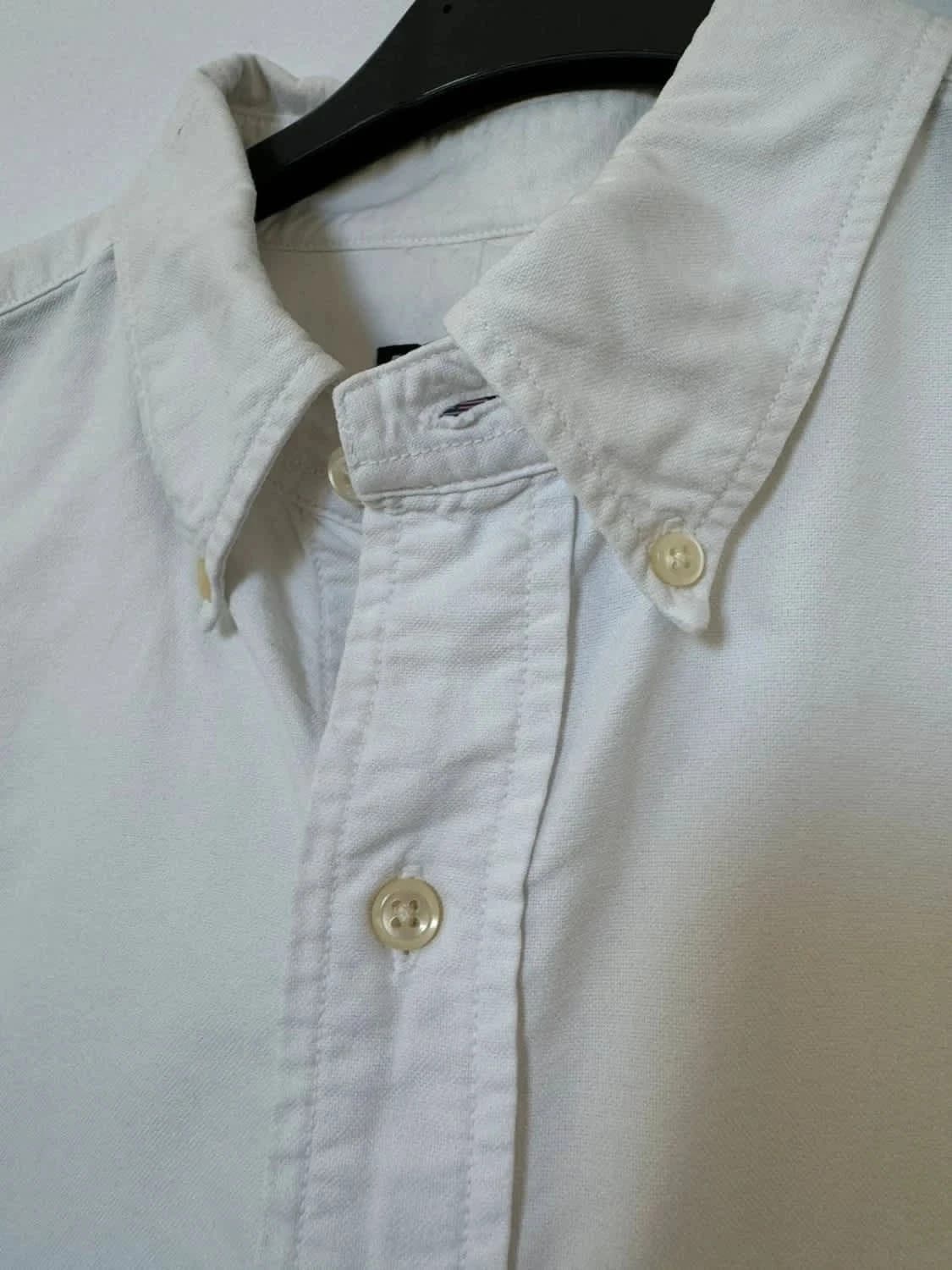 Chemise blanche manches courtes Ralph Lauren Jeans Co USA 100% coton taille M - Photo 5/9