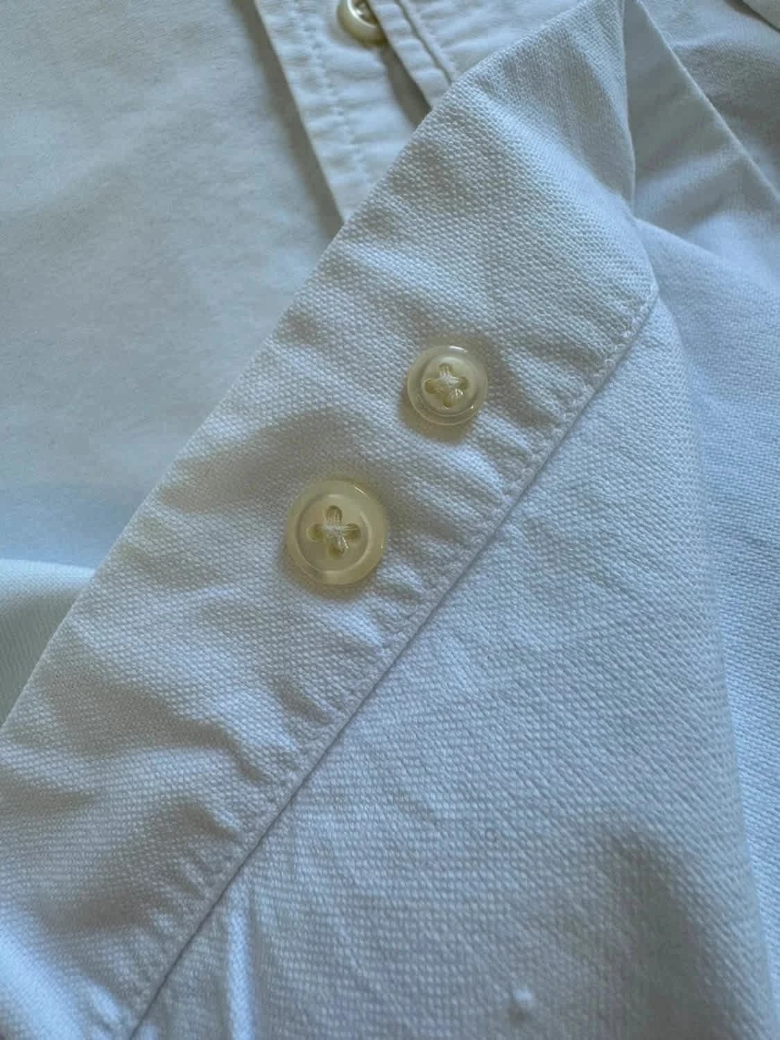 Chemise blanche manches courtes Ralph Lauren Jeans Co USA 100% coton taille M - Photo 9/9