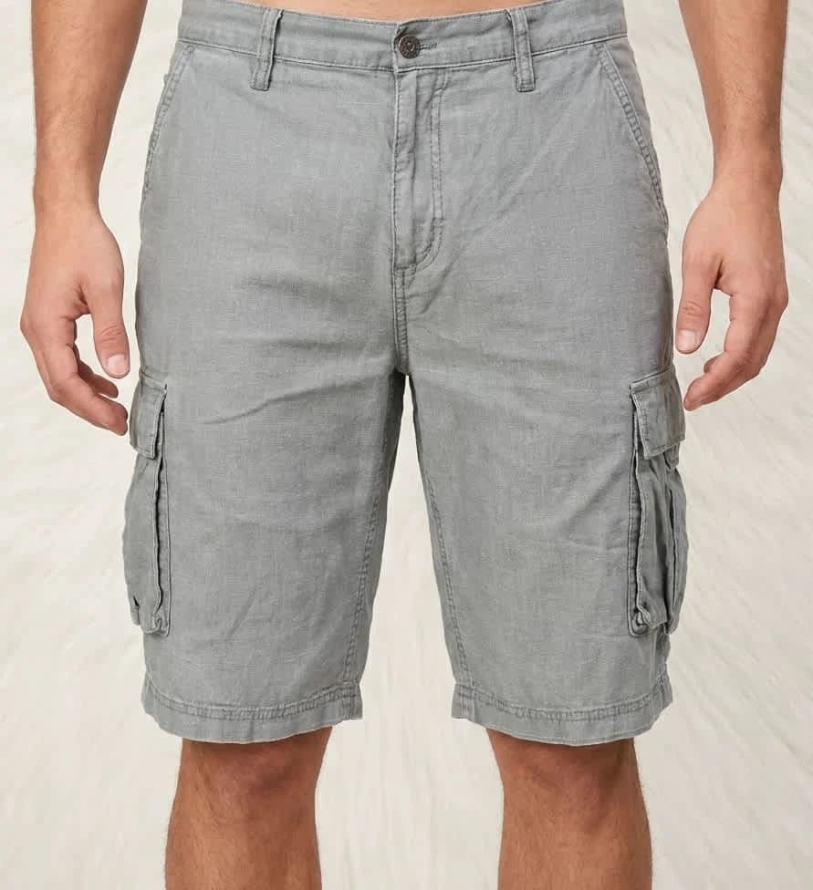 Short cargo Calvin Klein gris foncé taille W32 - Photo 1/9