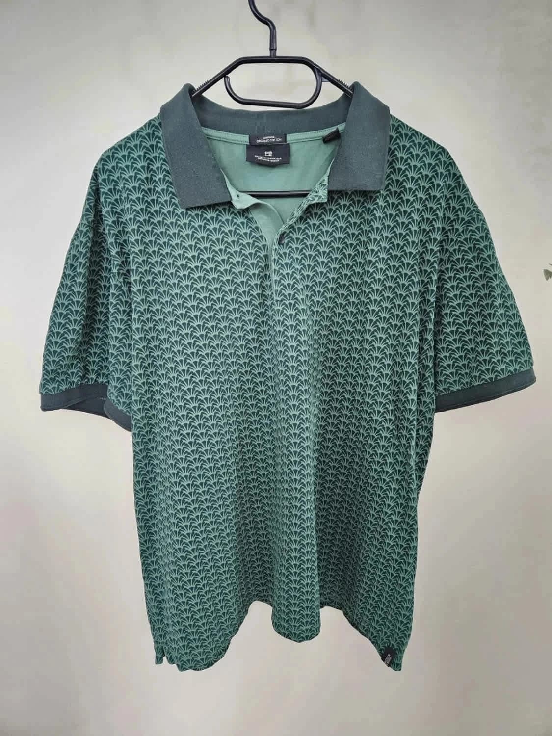 Polo vert à motifs Scotch & Soda taille XXL - Photo 2/5