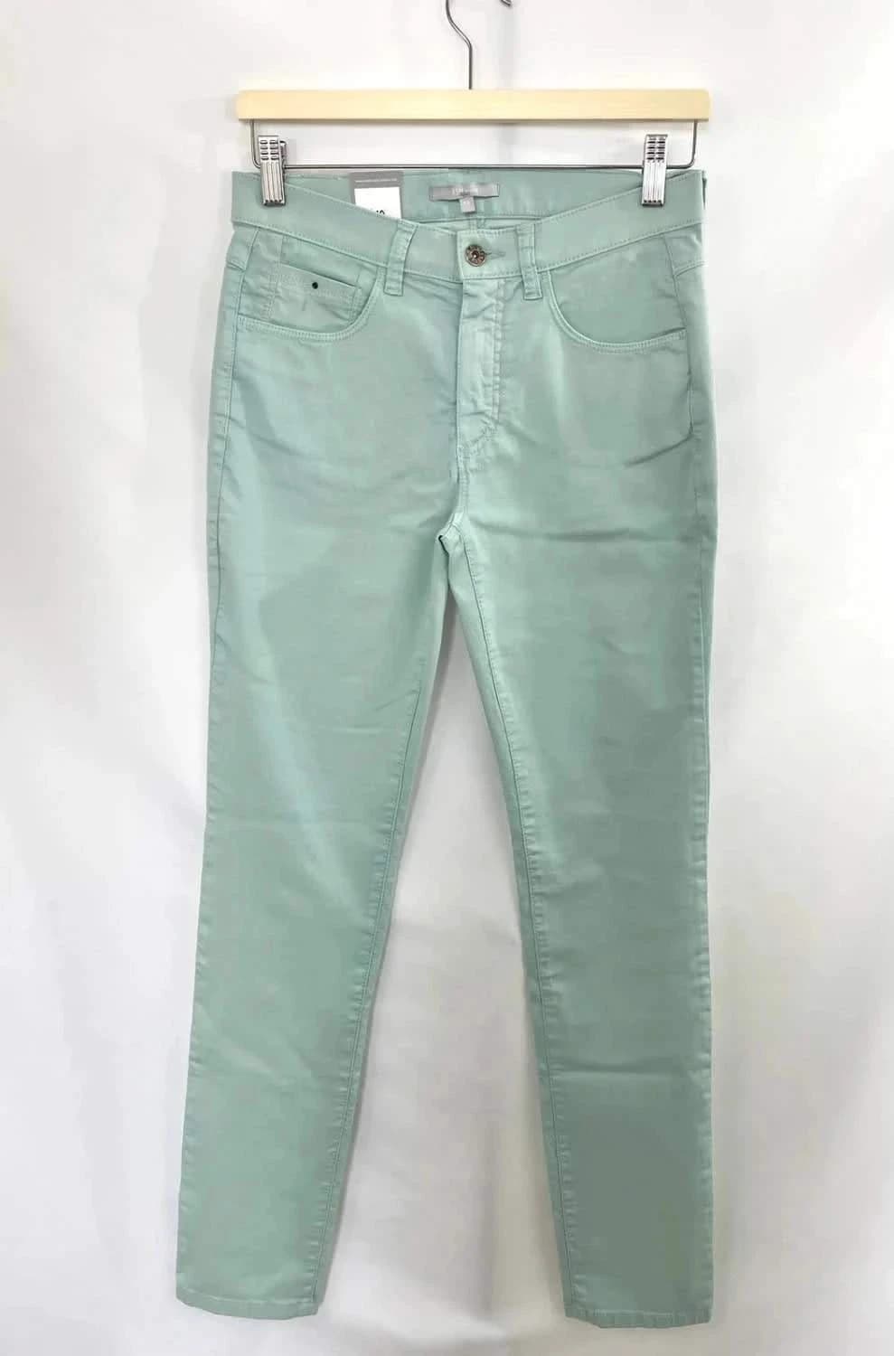 Pantalon stretch vert menthe femme Bruno Saint Hilaire taille 40 - Photo 3/9