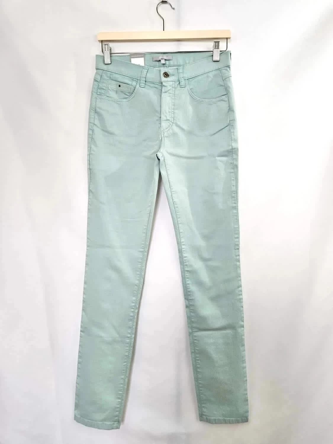 Pantalon stretch vert menthe femme Bruno Saint Hilaire taille 40 - Photo 9/9