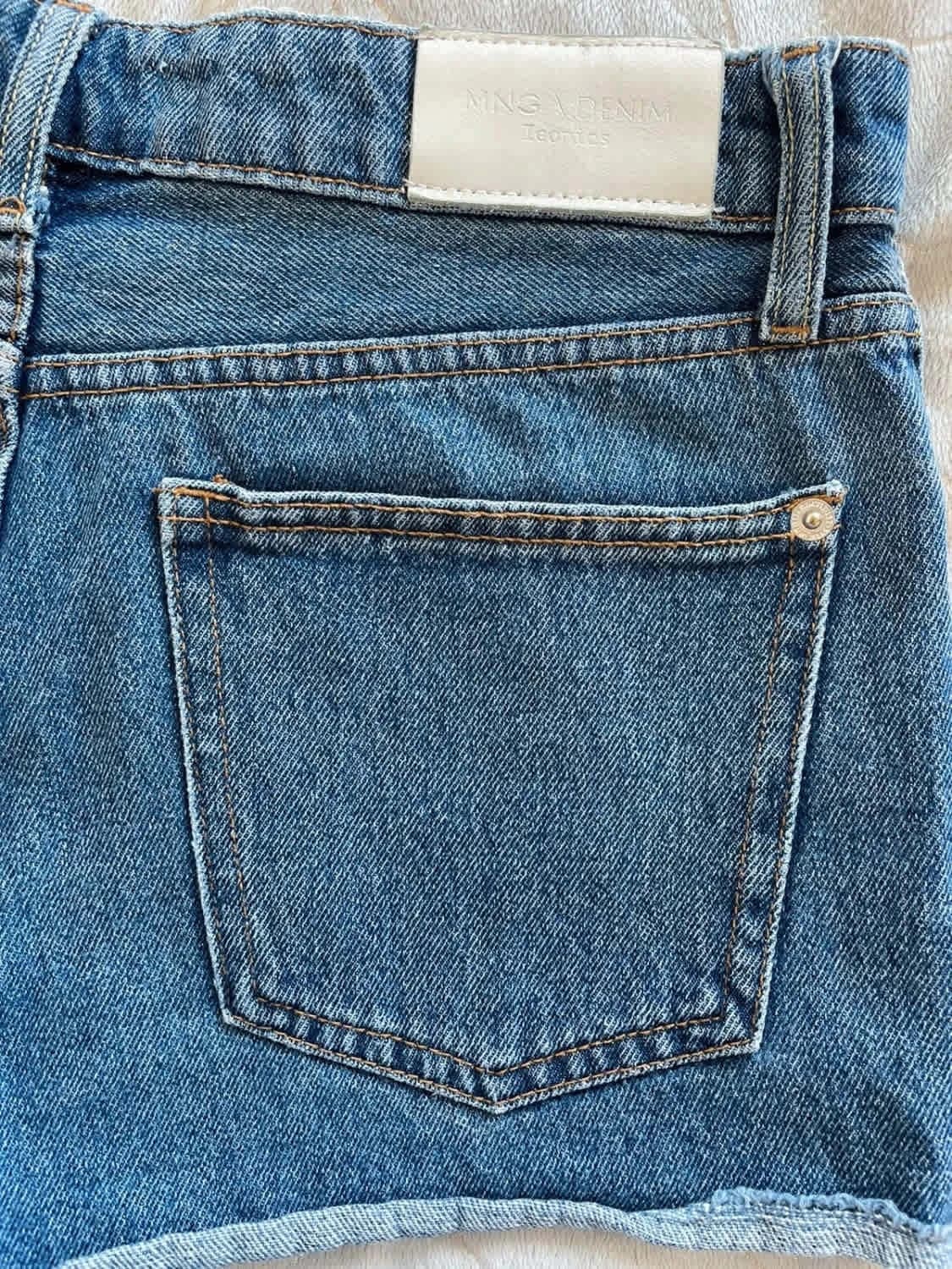 Short en jean Denim Mango taille 38 - Photo 3/4