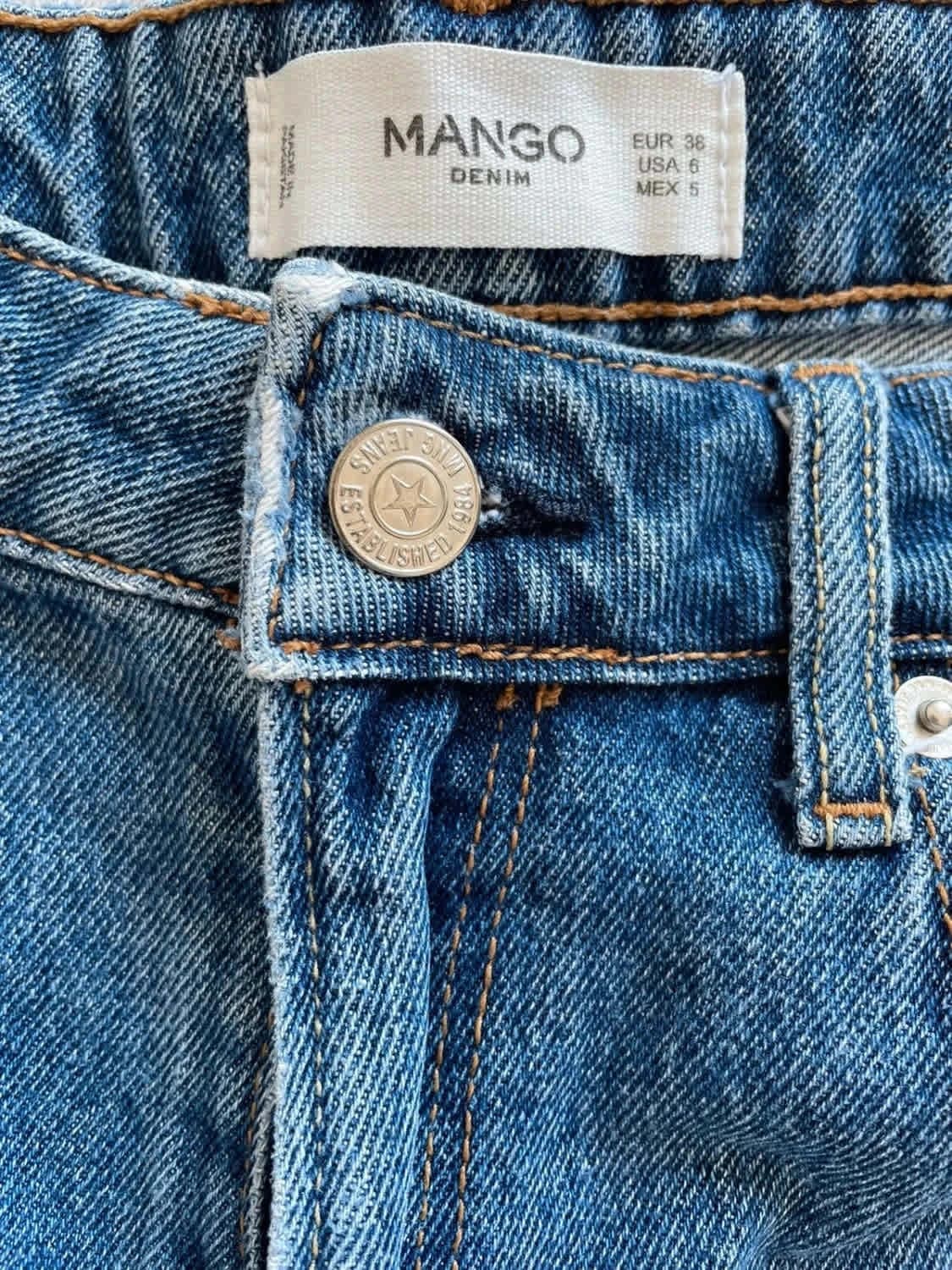 Short en jean Denim Mango taille 38 - Photo 4/4