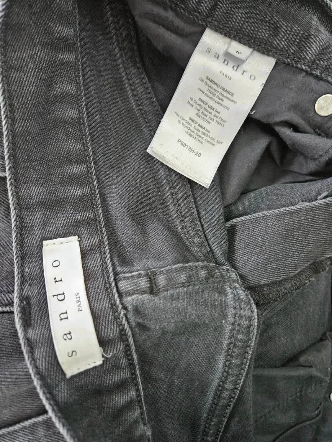 Jean droit noir Sandro taille 40 - Photo 8/8