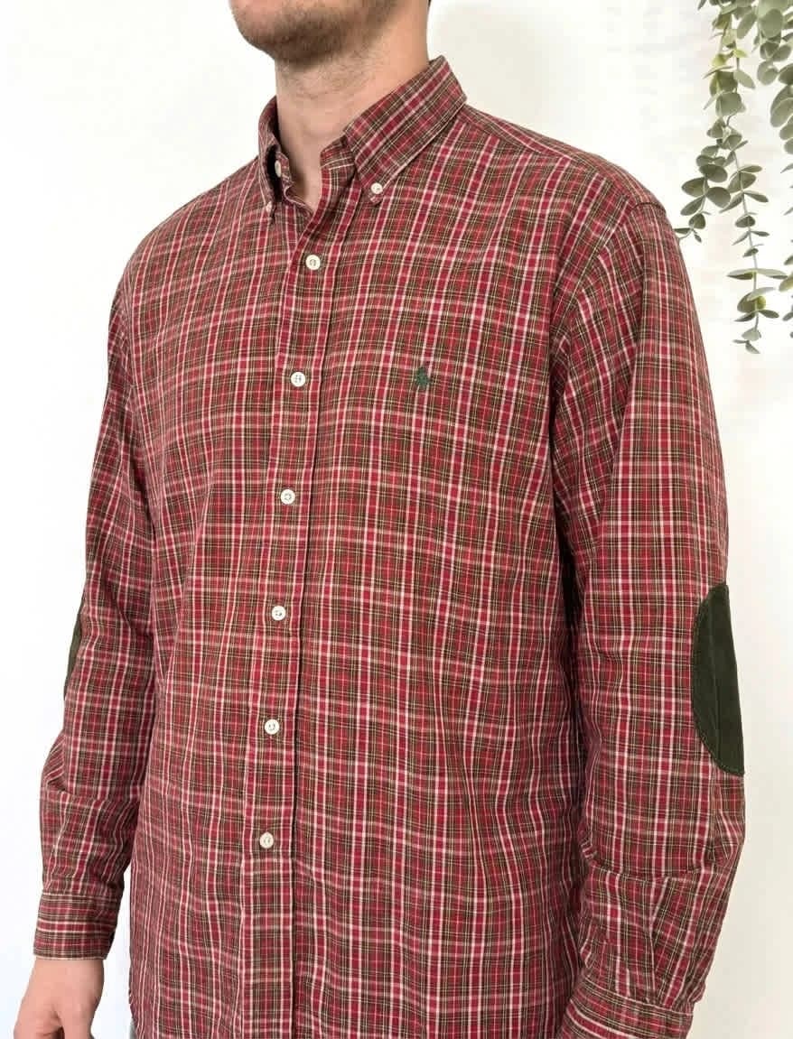 Chemise à carreaux Polo Ralph Lauren Blake rouge taille M - FP260152 - Photo 1/10