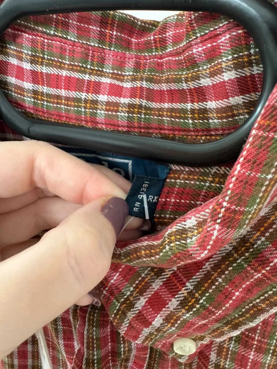 Chemise à carreaux Polo Ralph Lauren Blake rouge taille M - FP260152 - Photo 9/10