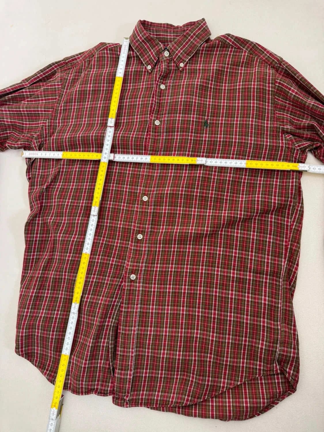 Chemise à carreaux Polo Ralph Lauren Blake rouge taille M - FP260152 - Photo 10/10