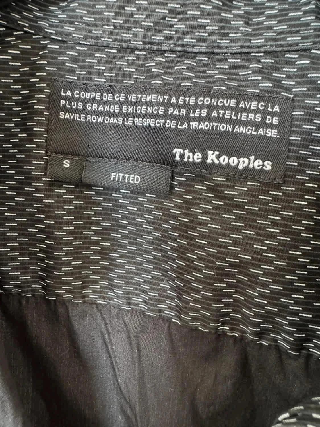 Chemise noire Homme The Kooples à motifs taille S - Photo 5/6