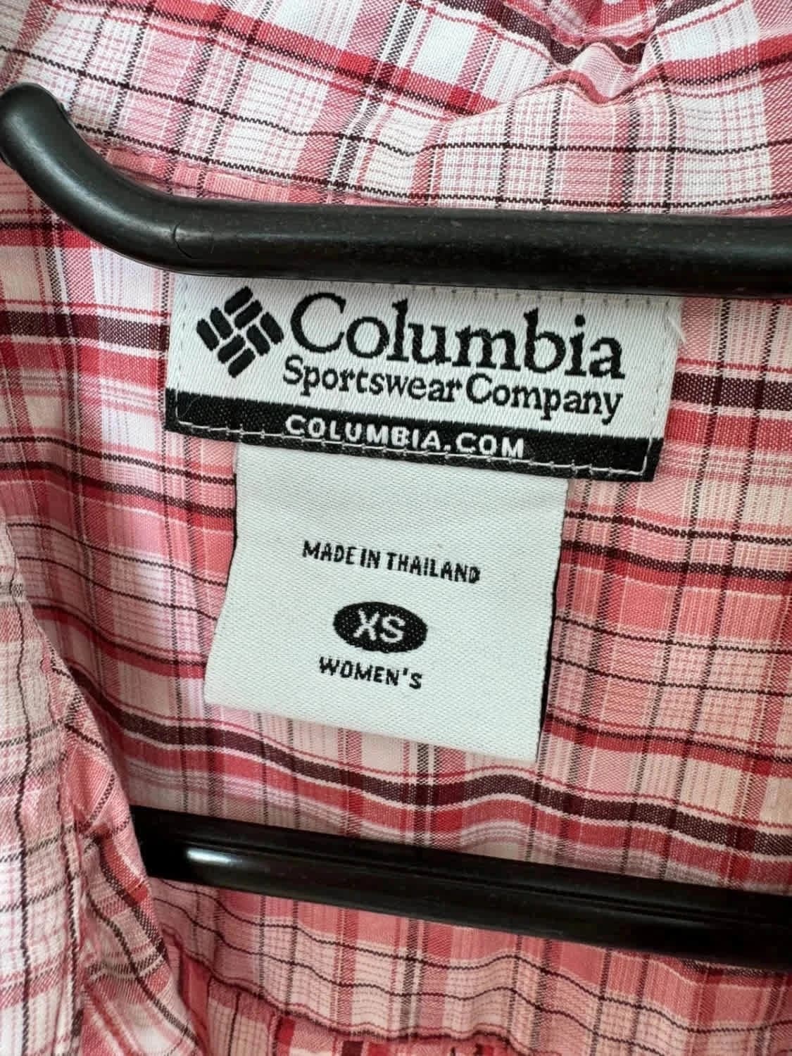 Chemisier sans manches Columbia Vichy rose/rouge taille XS - Photo 3/7