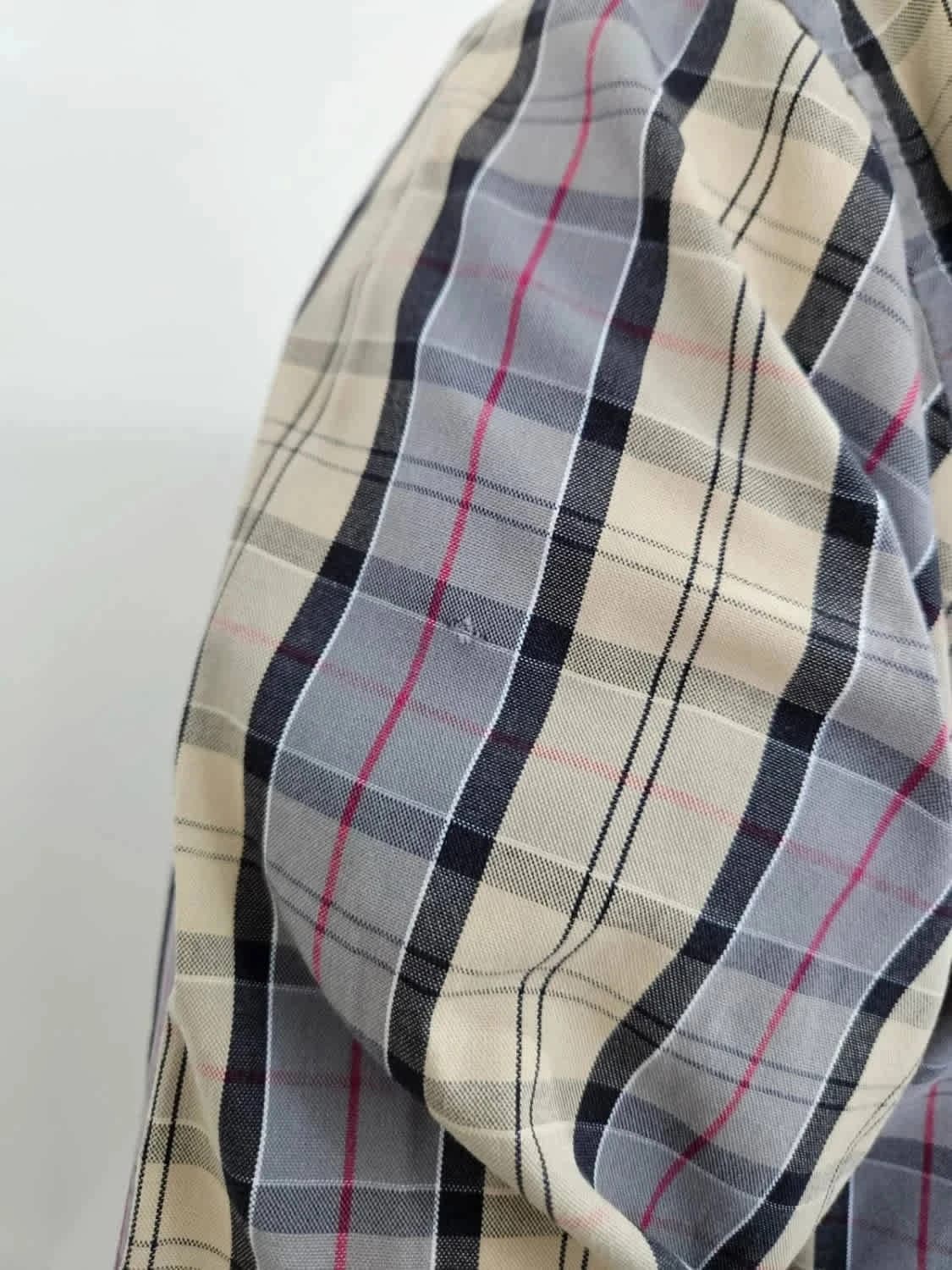 Chemise Barbour tartan beige Regular fit logo brodé taille XL - Photo 8/8