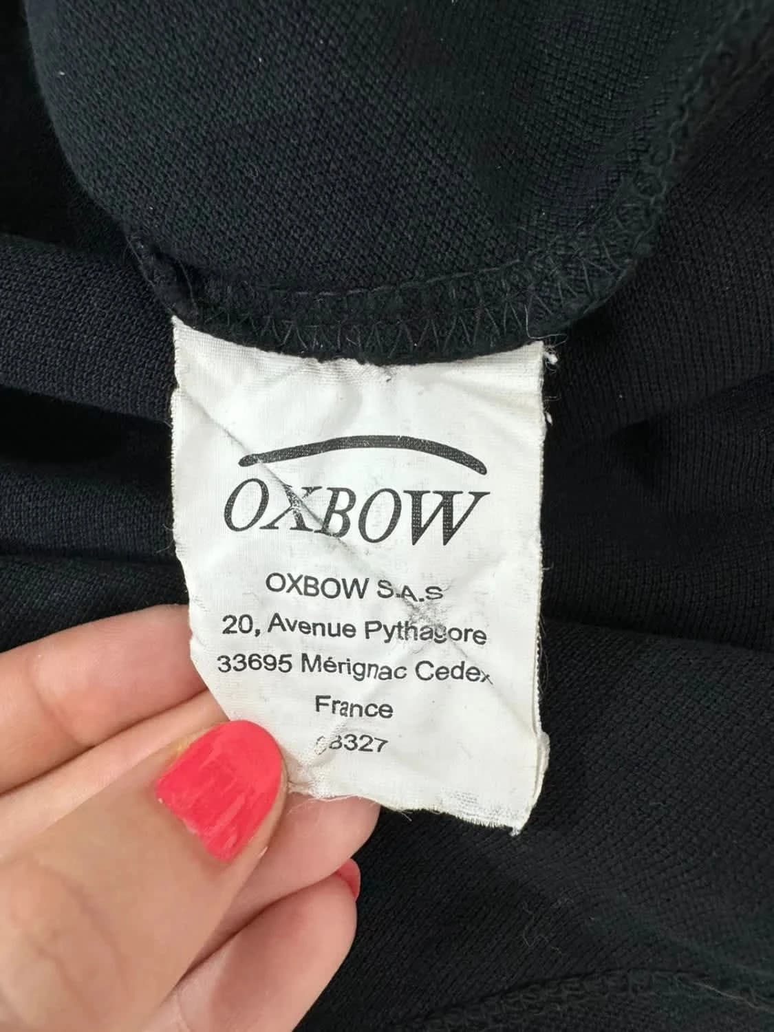 Polo noir Oxbow motif rose taille XXL - Photo 8/9