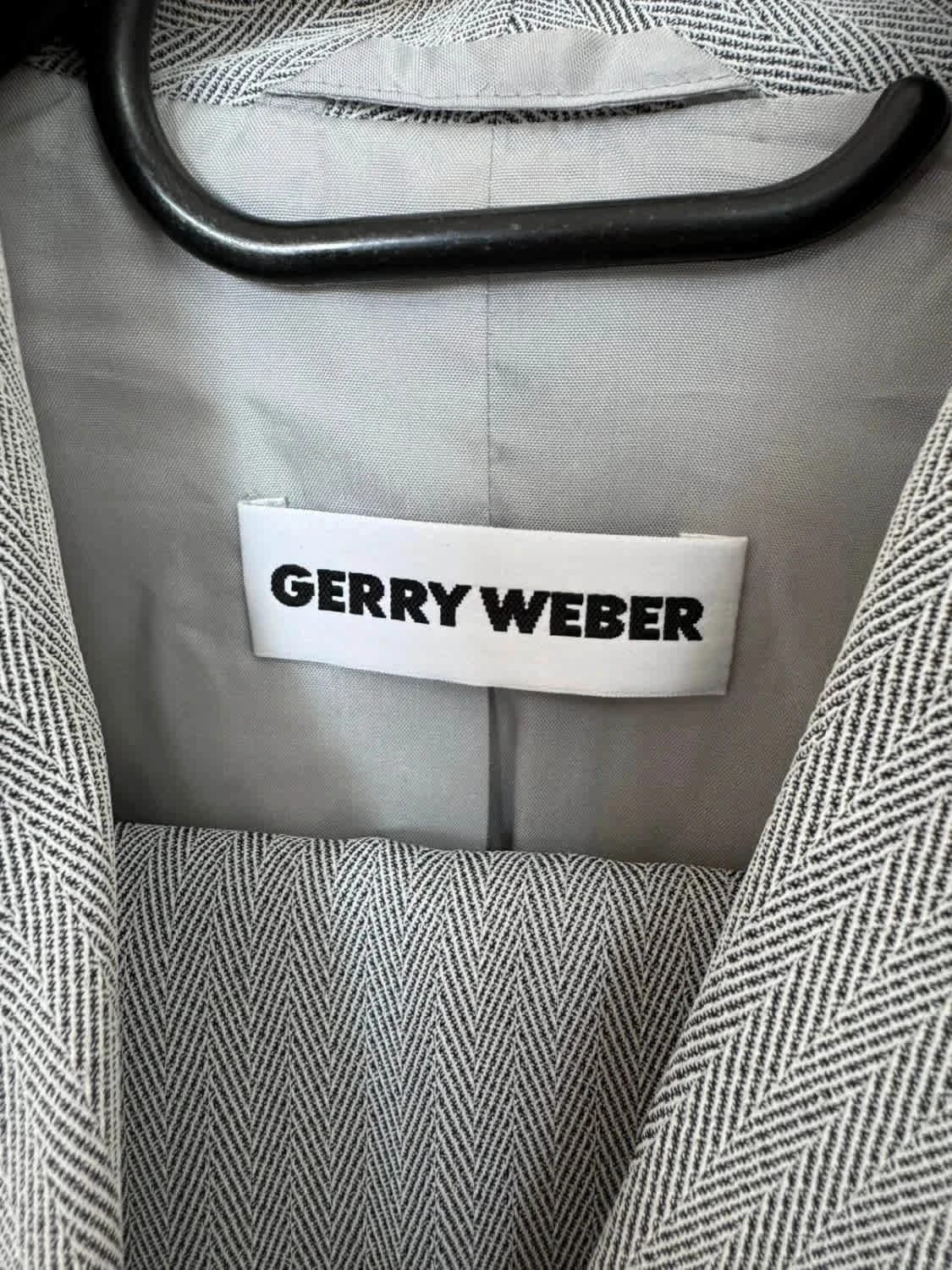 Ensemble gris blazer & pantalon Gerry Weber taille L - Photo 3/14