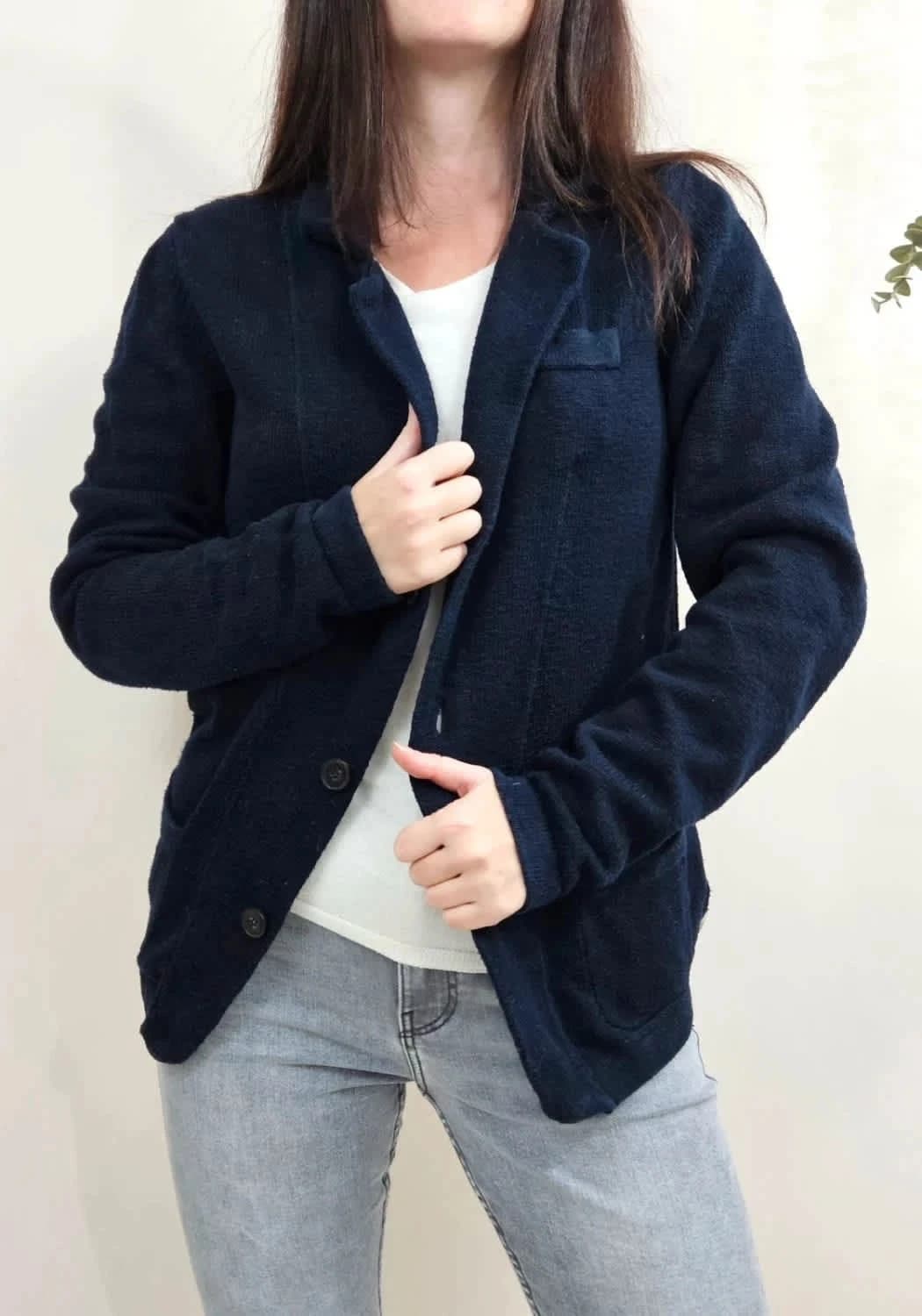 Cardigan bleu marine Timberland taille S - Photo 1/8