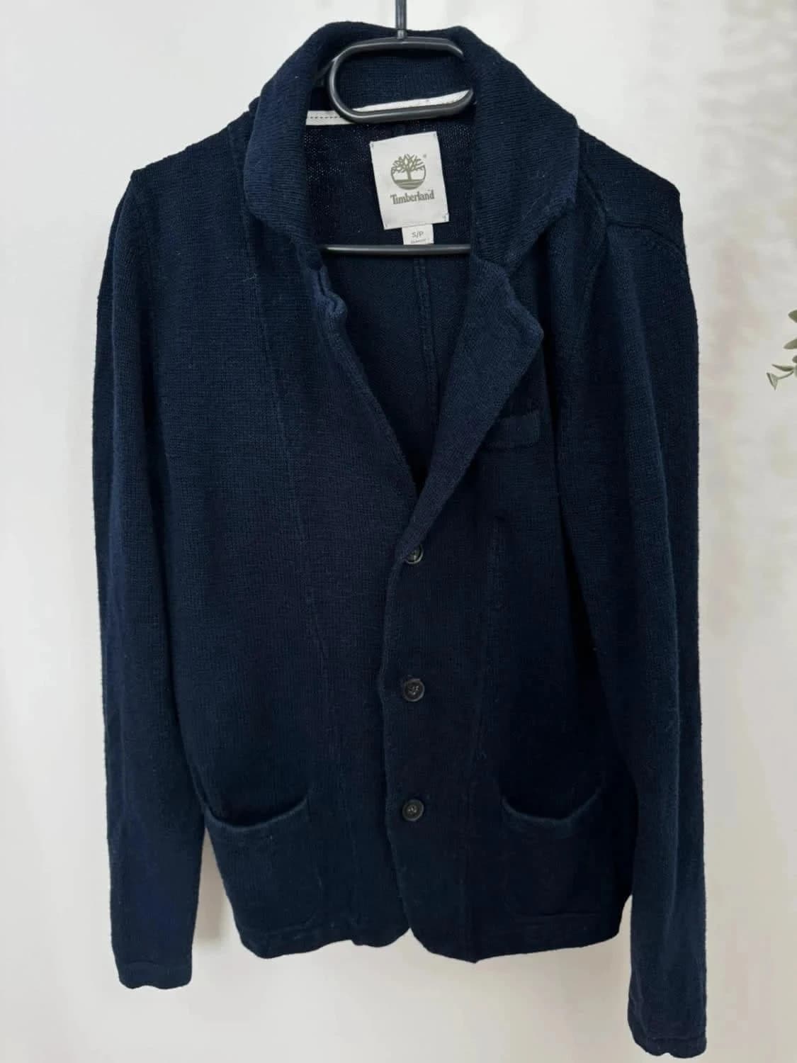 Cardigan bleu marine Timberland taille S - Photo 2/8