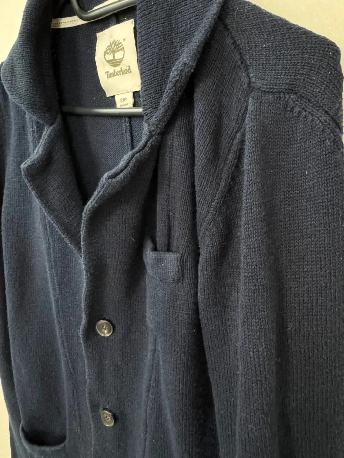 Cardigan bleu marine Timberland taille S - Photo 8/8